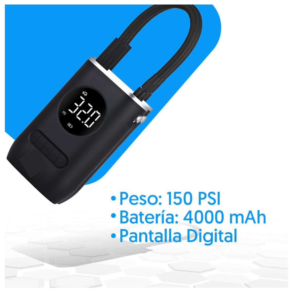 Compresor Portátil AireMax Pro 150 PSI | Carro y Moto