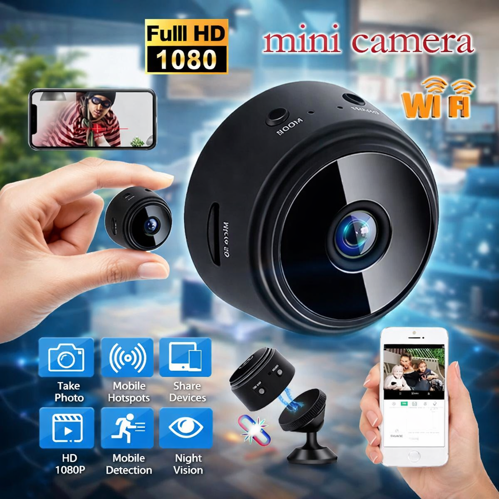 Mini Camara Espia Vigilancia Ip A9 Wifi